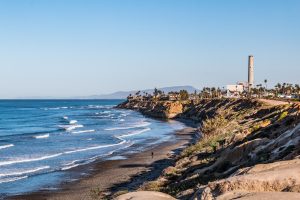 South Carlsbad State Beach in San Diego, California