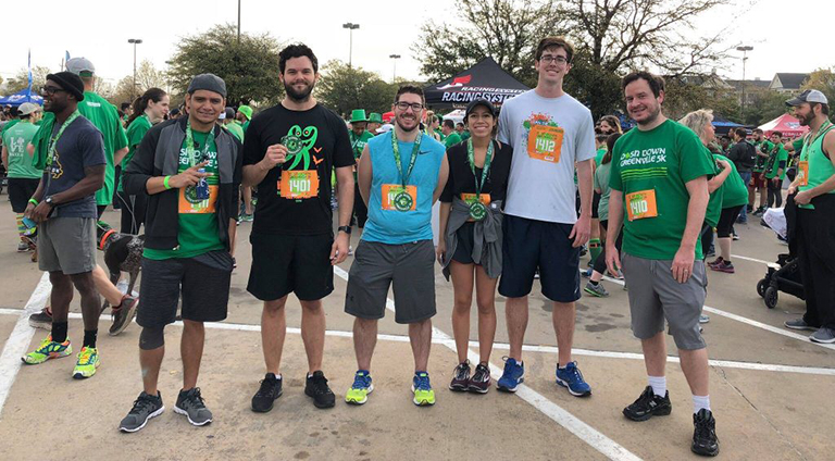 TNT Dental team members at 5K race